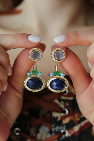 Boucles d'oreilles - Œils-de-chat