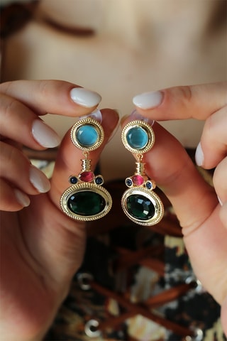 Boucles d'oreilles - Œils-de-chat