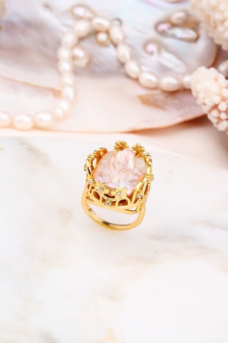 Bague réglable - Nacre