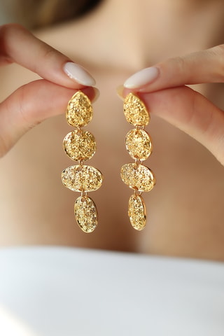 Boucles d’oreilles - Plaqué or jaune