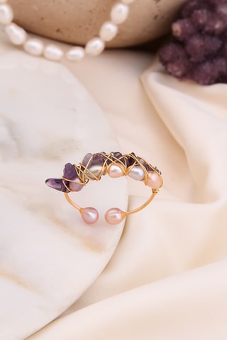 Bague - Améthystes
