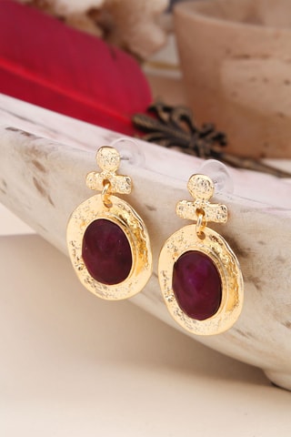 Boucles d'oreilles - Rubis