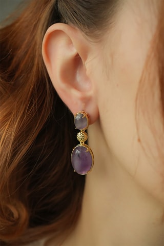 Boucles d’oreilles - Améthystes