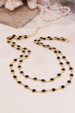 Collier - Doré et noir