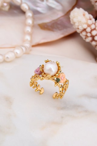 Bague réglable - Perle de culture
