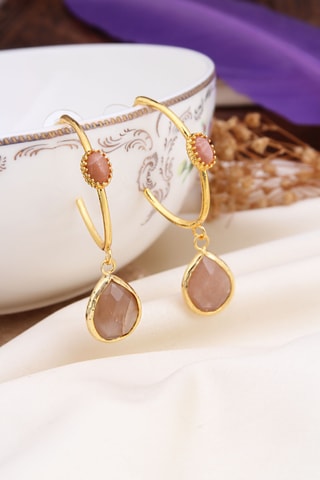 Boucles d'oreilles - Pierres de soleil