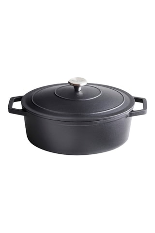 Cocotte ovale en fonte d'acier - 30 cm - 4,7 l