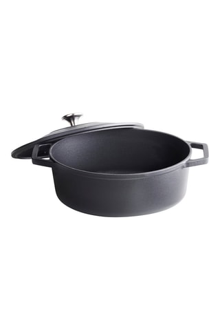 Cocotte ovale en fonte d'acier - 30 cm - 4,7 l