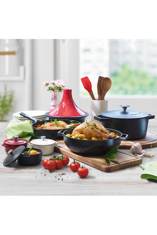 Cocotte ovale en fonte d'acier - 30 cm - 4,7 l