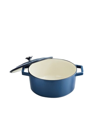 Cocotte ronde en fonte d'acier - 25 cm - 4,2 l