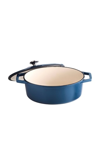 Cocotte ovale en fonte d'acier 30 cm - 4,7 l