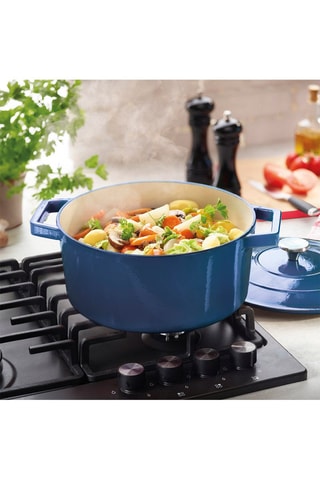 Cocotte ovale en fonte d'acier 30 cm - 4,7 l