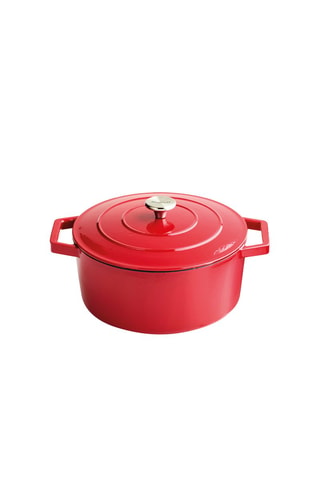 Cocotte ronde en fonte d'acier - 28 cm - 6,8 l