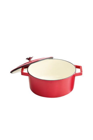 Cocotte ronde en fonte d'acier - 28 cm - 6,8 l