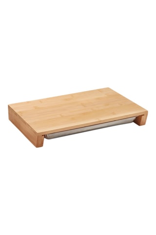 Planche à découper en bambou et plateau
