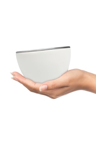 4 copos frosty em porcelana e aço inoxidável - 12,5 cm