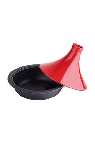 Tajine en fonte d'acier avec couvercle en céramique - 29 cm - 2,4 l