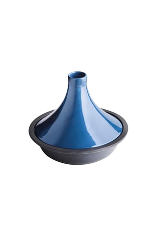 Tajine en fonte d'acier avec couvercle en céramique - 29 cm - 2,4 l