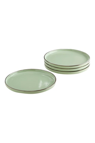 4 pratos em porcelana - 26 x 2,4 cm