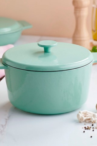 Cocotte ronde en fonte émaillée - 28 cm