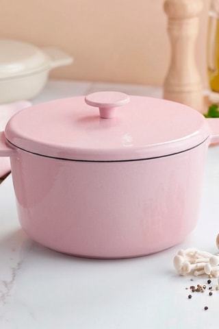 Cocotte ronde en fonte - 28 cm