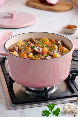 Cocotte ronde en fonte - 28 cm