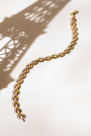 Bracelet Diamants - Or jaune et diamants