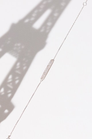 Bracelet Bunbury Or blanc et diamants