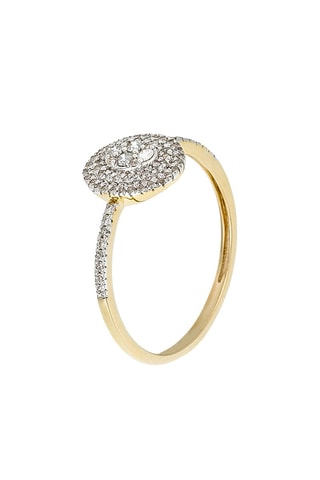 Solitaire Beauty queen  -  Or jaune et diamants