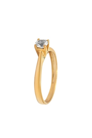 Bague Fleur de Soleil - Or jaune et topaze