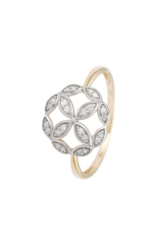 Bague Rosetta - Or jaune et diamants