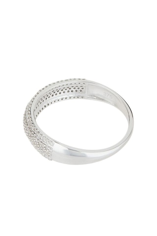 Bague Dazzling Or blanc et diamants