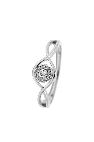 Solitaire Touch of Magic - Or blanc et diamants