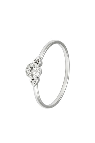 Bague Carina - Or blanc et diamants