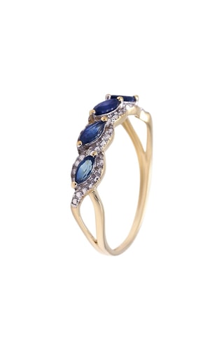 Bague - Or jaune et diamants