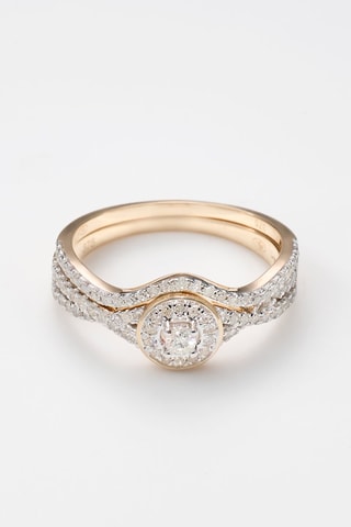Bague Éclat Harmonieux Or jaune et diamants