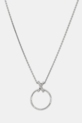Pendentif Clair de lune - Or blanc et diamants