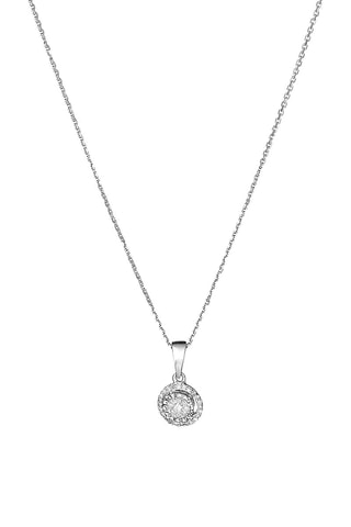 Pendentif Trésor Or blanc et diamants