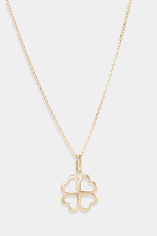 Pendentif Trèfle merveilleux - Or jaune