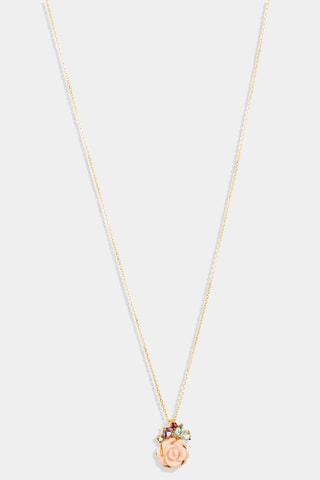 Pendentif Aksaray - Or jaune, nacre, améthyste, rhodolite et topazes