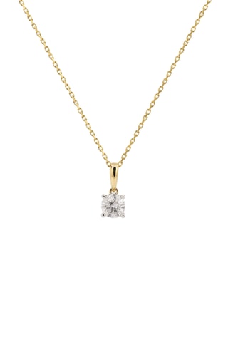 Pendentif Evidence - Or jaune et diamant