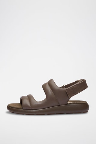 Sandales en cuir - Marron