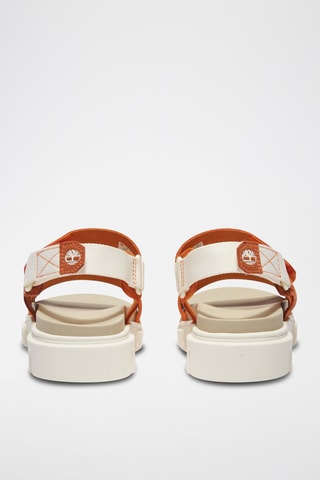 Sandales en cuir - Orange