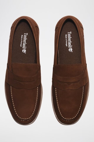 Mocassins en nubuck - Marron