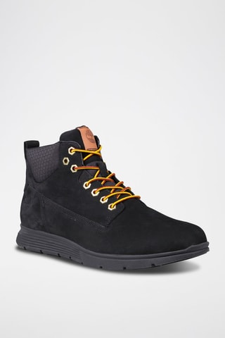 Boots en cuir Noir