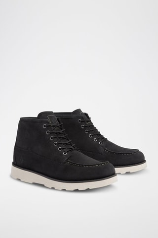 Boots en cuir - Noir