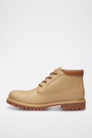 Boots en cuir - Beige