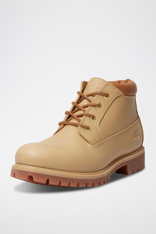 Boots en cuir - Beige