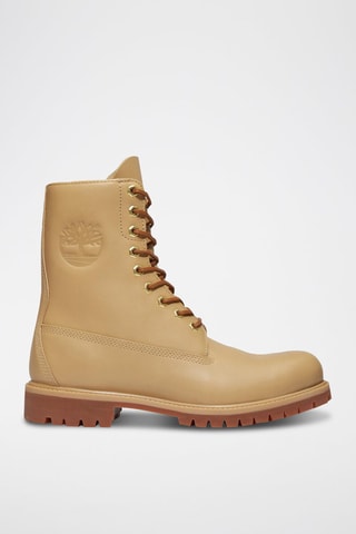 Boots en cuir - Beige