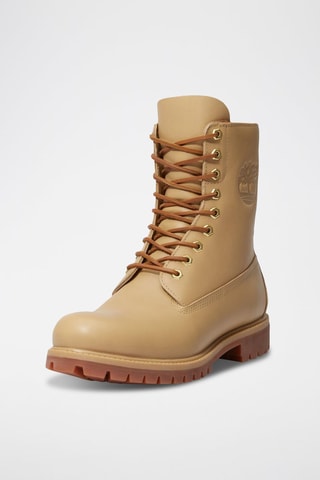 Boots en cuir - Beige